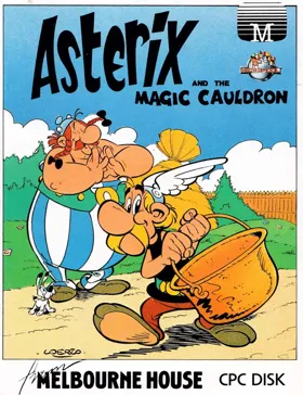 Asterix And The Magic Cauldron (UK) (1987) (Trainer) box cover front